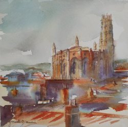 les tois et  l'église des Jacobins Toulouse