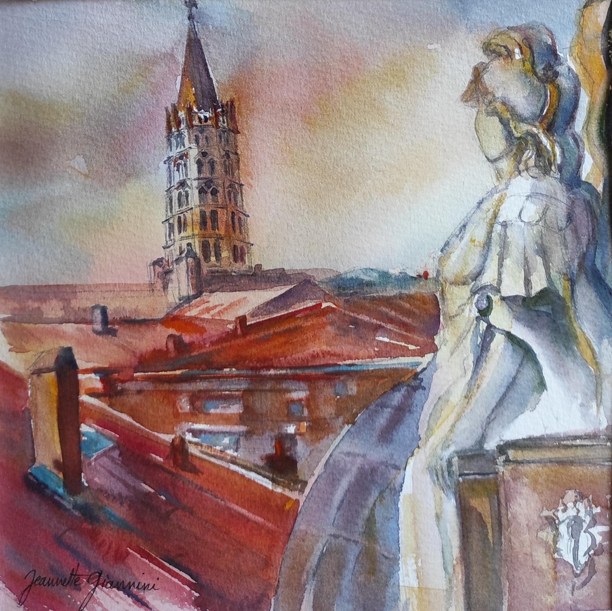 Toulouse du haut du Capitole